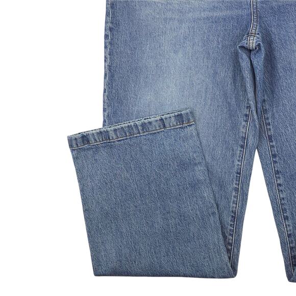 Madewell Jeans Womens 31 Tall Blue The Perfect Vintage Wide Leg Patch Pockets - Picture 5 of 13